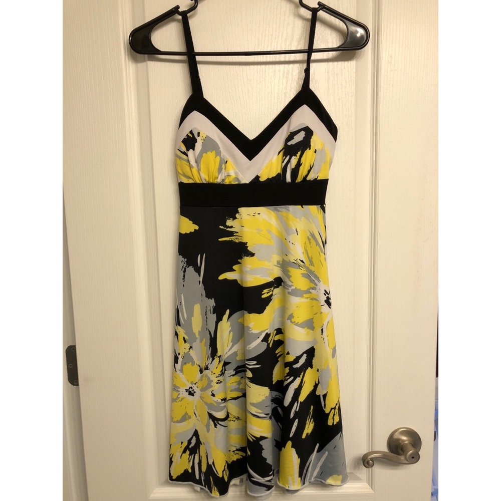 Yellow Floral Dress